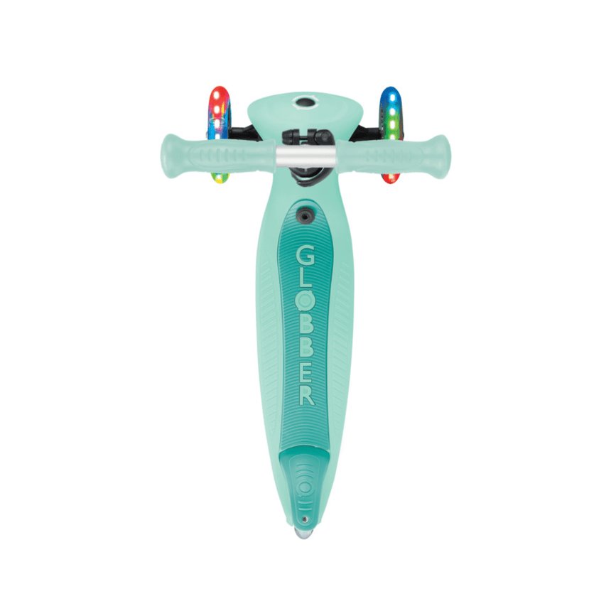 Globber GO UP ACTIVE Scooter with Lights - Mint /Dark Mint