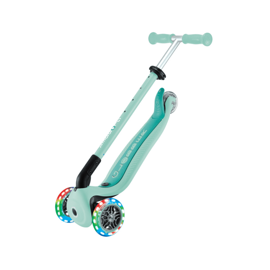 Globber GO UP ACTIVE Scooter with Lights - Mint /Dark Mint