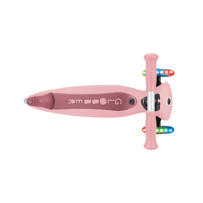 Globber Go Up Active Lights 360 Scooter - Pastel/Deep Pink
