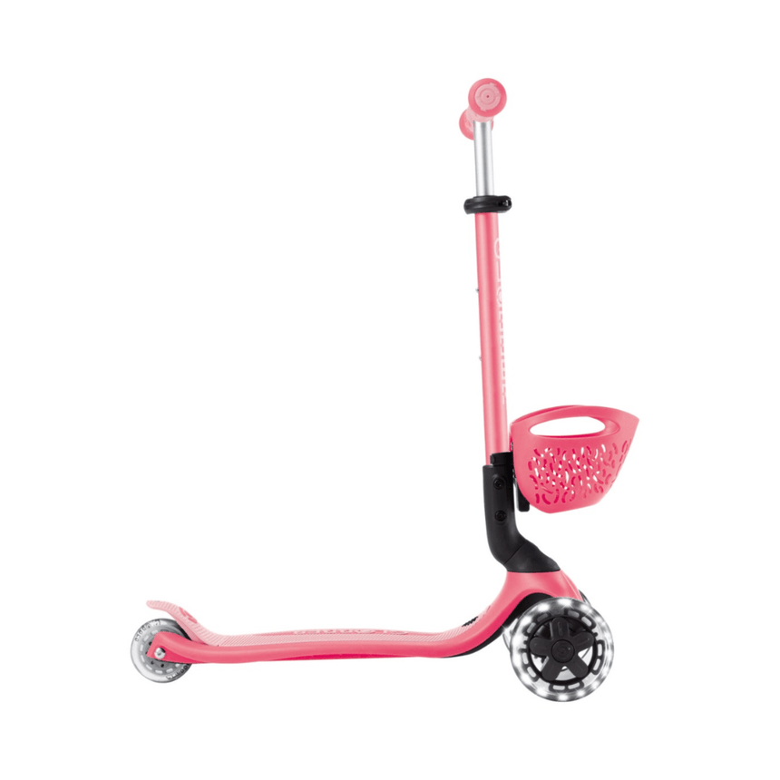 Globber Go Up Baby Lights 360 - Pastel Pink/ Deep Pastel Pink