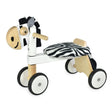 I'm Toy Style Rider wooden ride-on zebra toy for toddlers
