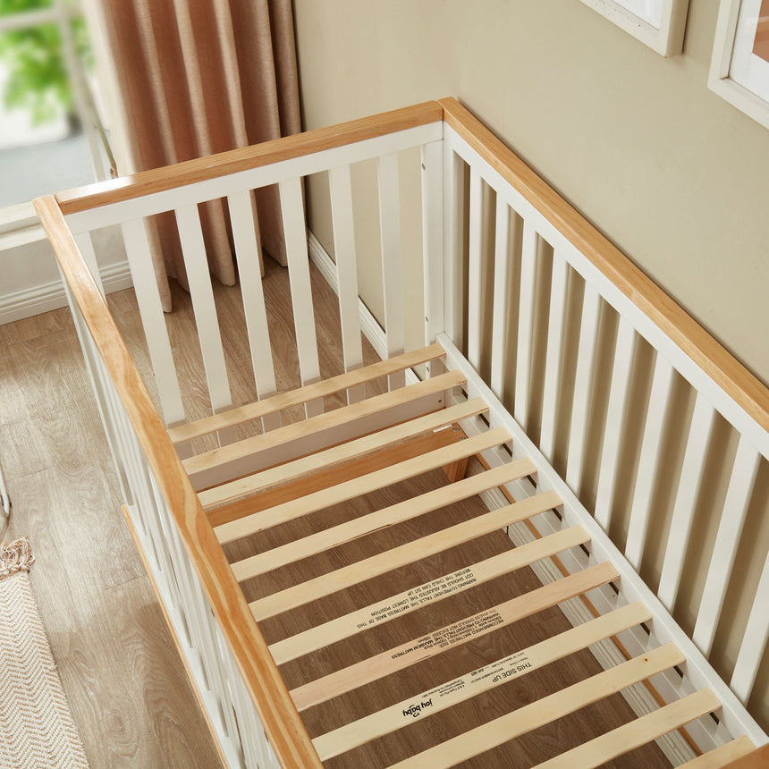 Joy Baby Mia Cot and Comet 4 Drawer Change Table Package