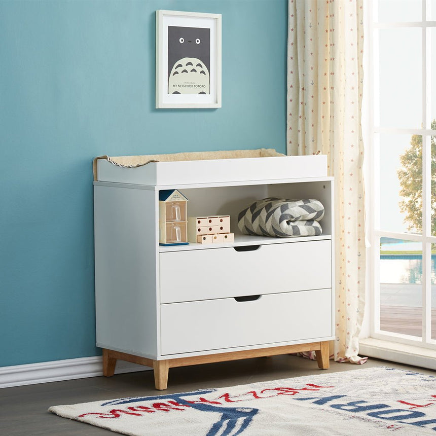 Joy Baby Mia Cot and Aurora Change Table Package
