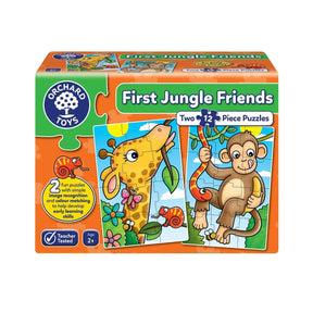 Orchard Jigsaw - First Jungle Friends 2 x 12 pc