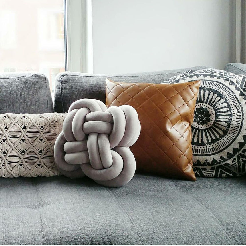 ALL 4 KIDS Nordic Style Soft Velour Knot Ball - Grey