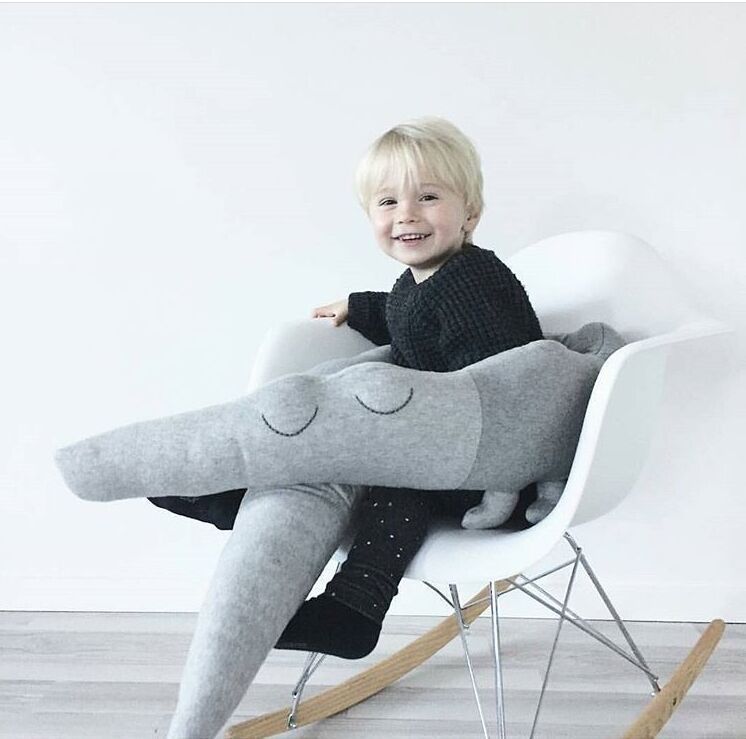ALL 4 KIDS 185cm Alligator Baby Cot Bumper Flush Toy