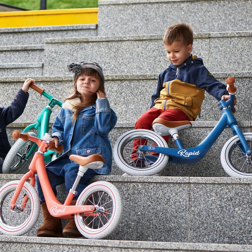 Kinder Kraft Lightweight Rapid Balance Bike with Air Pump - Green