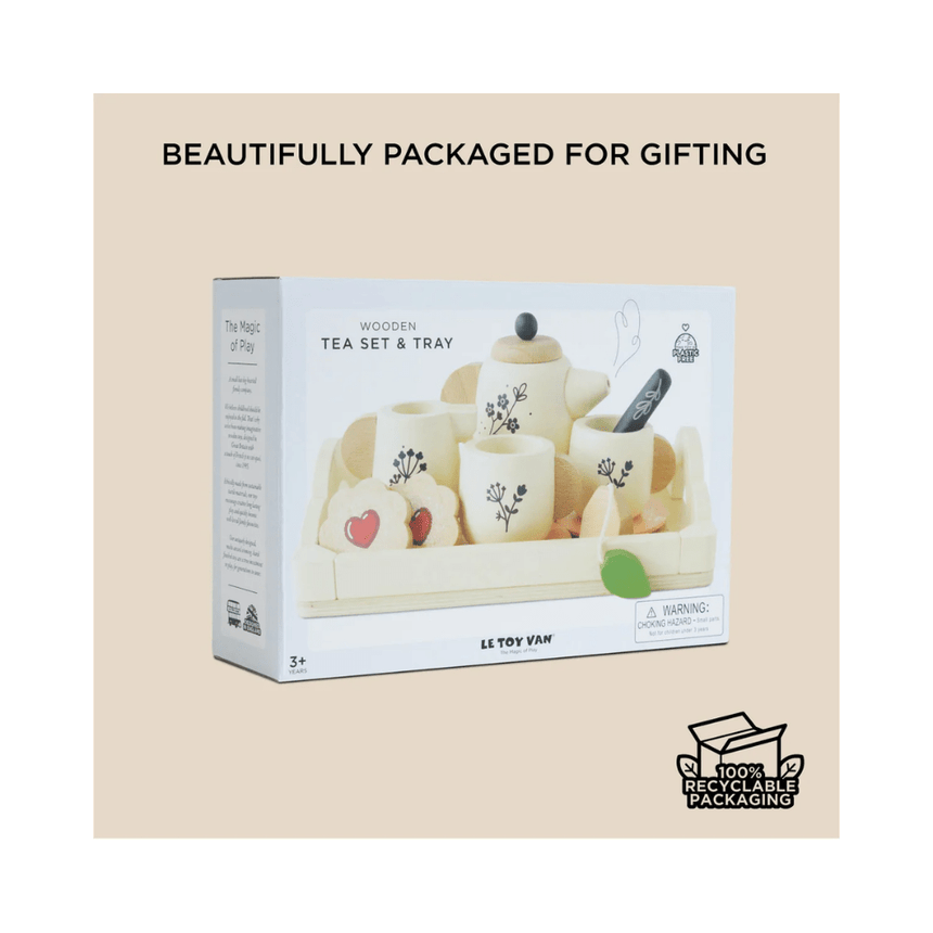 Le Toy Van Wooden Tea Set & Tray