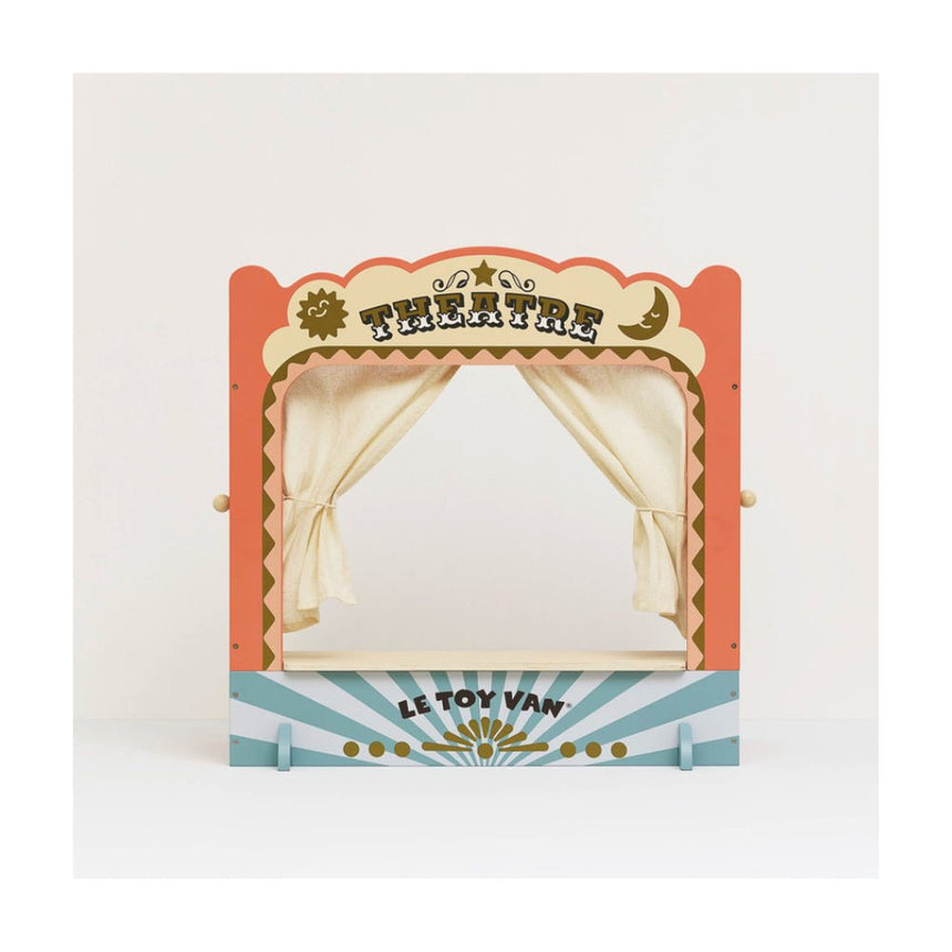 Le Toy Van Kitchen Tabletop Puppet Wooden Theatre