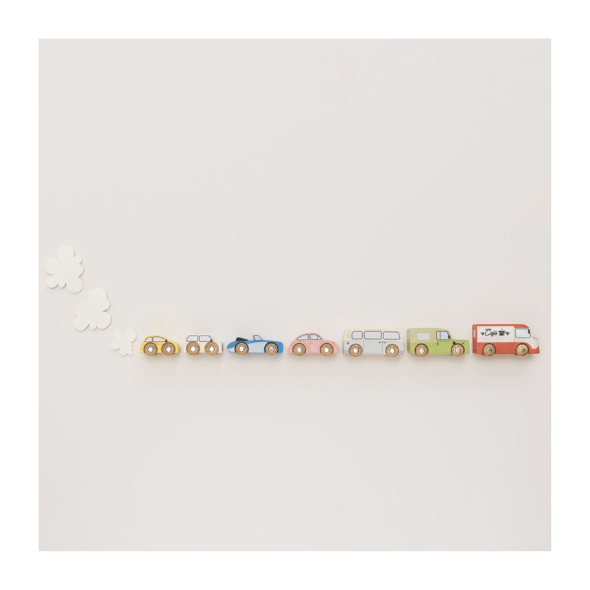Le Toy Van Vintage Toy Cars - 7 Piece