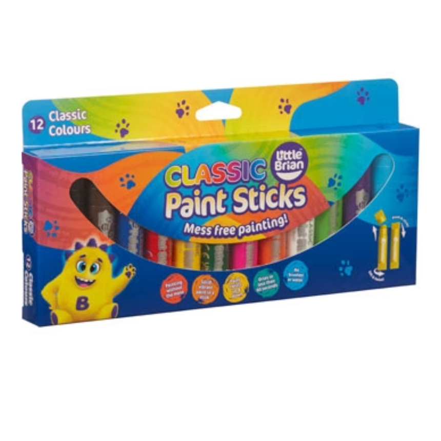 Little Brian Paint Sticks - Classic 12 pk