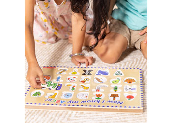 Melissa and Doug Alphabet Sound Puzzle wooden ABC learning puzzle – view 4