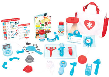 Melissa and Doug Get Well Doctor's Kit pretend doctor play set – view 2
