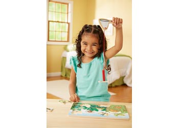 Melissa and Doug Magnetic Bug Catching Game with net and wooden bugs – view 3