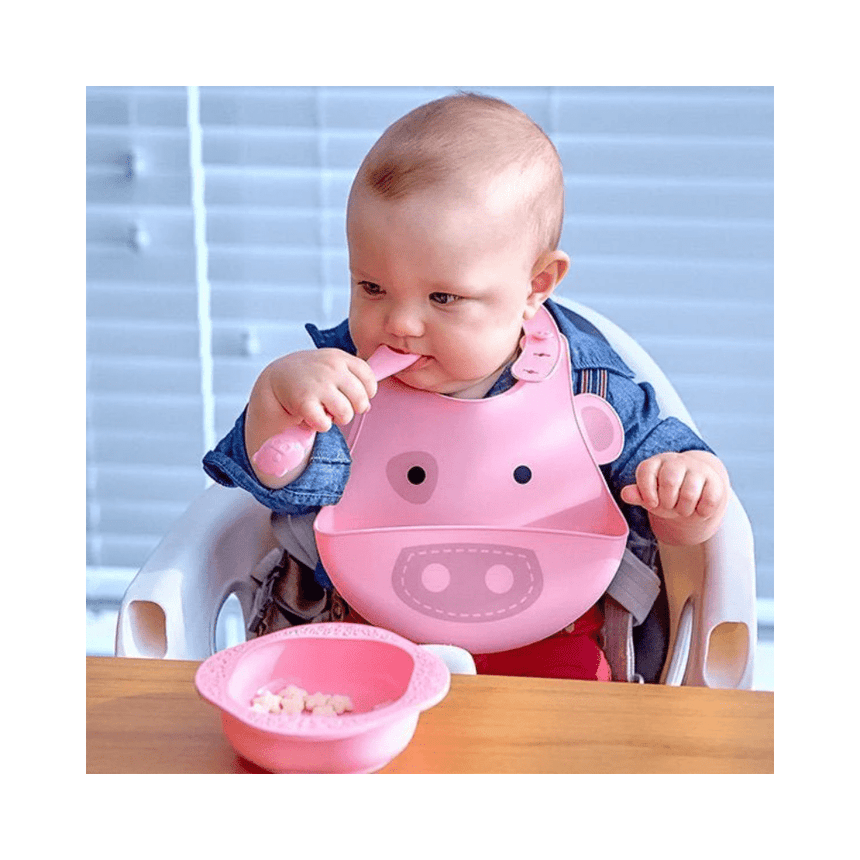 Marcus & Marcus Gift Feeding Set - Green Elephant