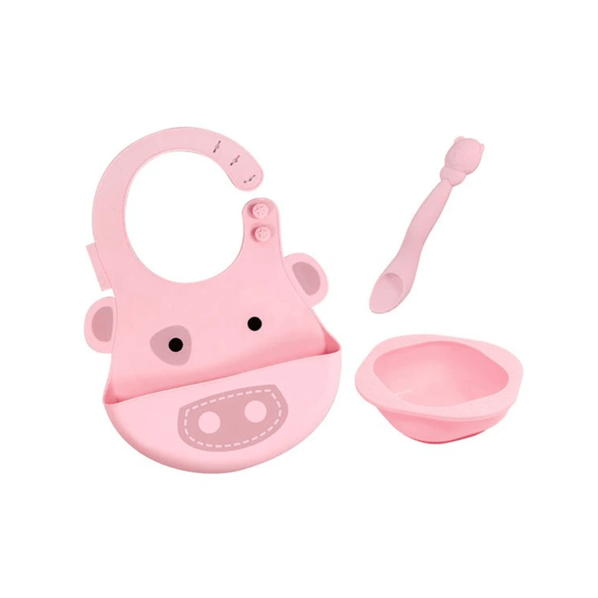 Marcus & Marcus Gift Feeding Set - Lilac Wheel