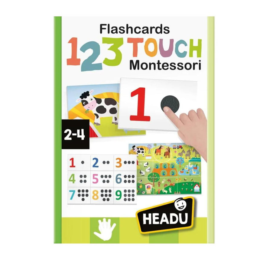 Headu Montessori Flashcards 123 Touch