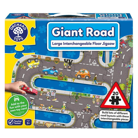 ORCHARD TOYS Jigsaw - Giant Road Floor Jigsaw 20