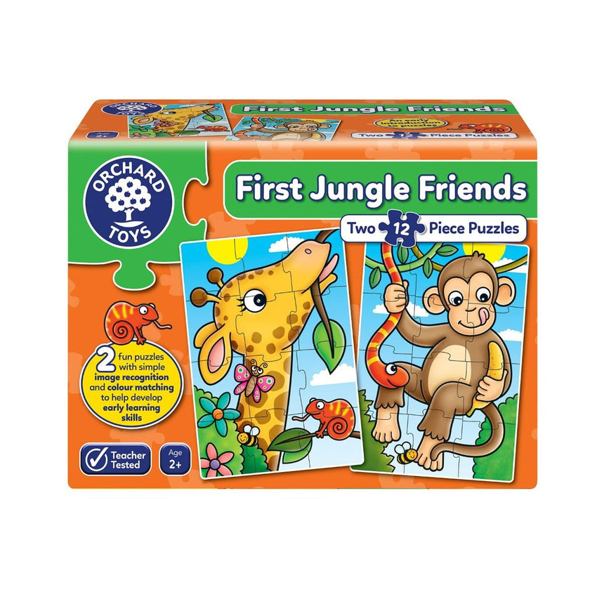 Orchard Toys Jigsaw - First Jungle Friends 2 x 12 pc