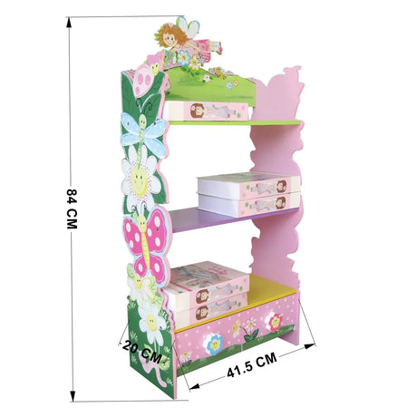 Olivia fairy bookcase dimensions 41.5 cm wide 20 cm deep 84 cm high