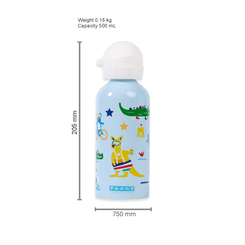Penny Scallan Kids Stainless Steel Drink Bottle - Kanga Crew