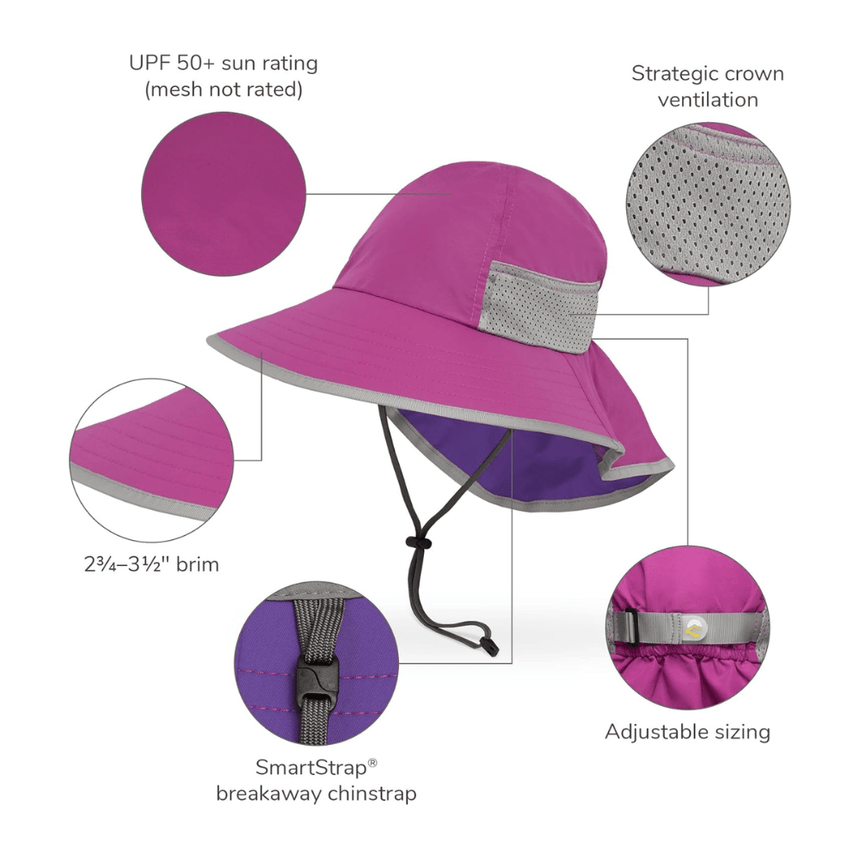 Sunday Afternoons Kids Play Sun Hat - Aquatic - L