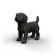 Schleich Black Labrador Retriever Puppy toy figure - front product image