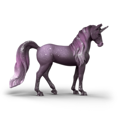 Schleich Galaxy Rainbow Unicorn Mare toy figure side view