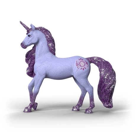 Schleich Unicorn Stallion Orchid toy figure alternate view