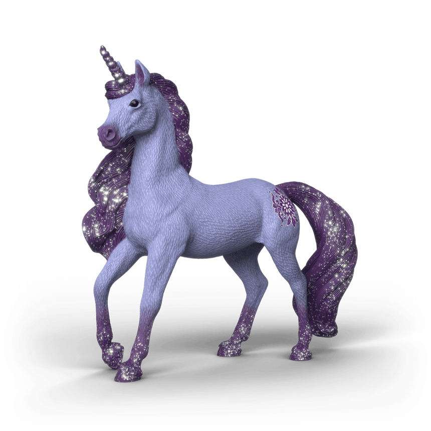 Schleich Unicorn Stallion Orchid toy figure - front product image