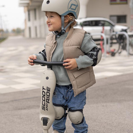 Scoot and Ride Protective Set Ash S-M kids knee and elbow pads – view 2