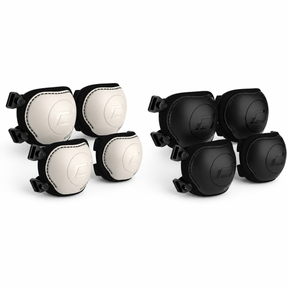 Scoot & Ride kids knee and elbow pad protective sets in Ash and Black