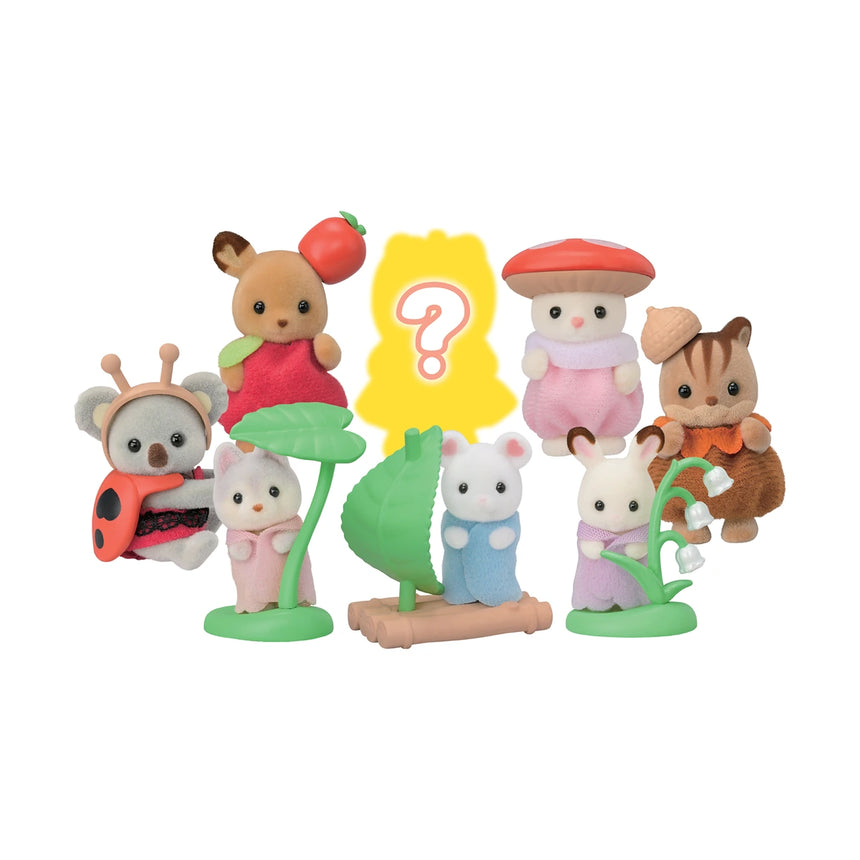 Sylvanian Families Baby Forest Costume Series collectible baby figures and forest accessories