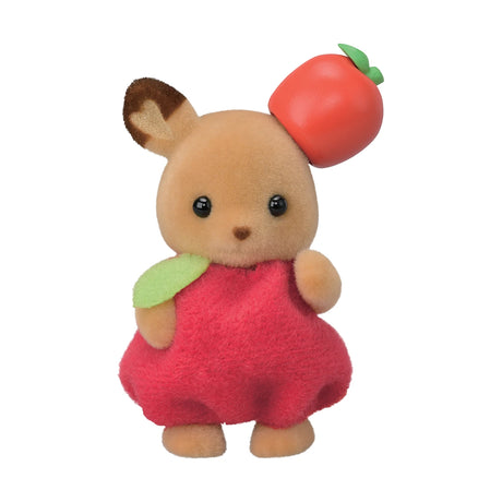 Sylvanian Families Baby Forest Costume Series deer baby with apple hat