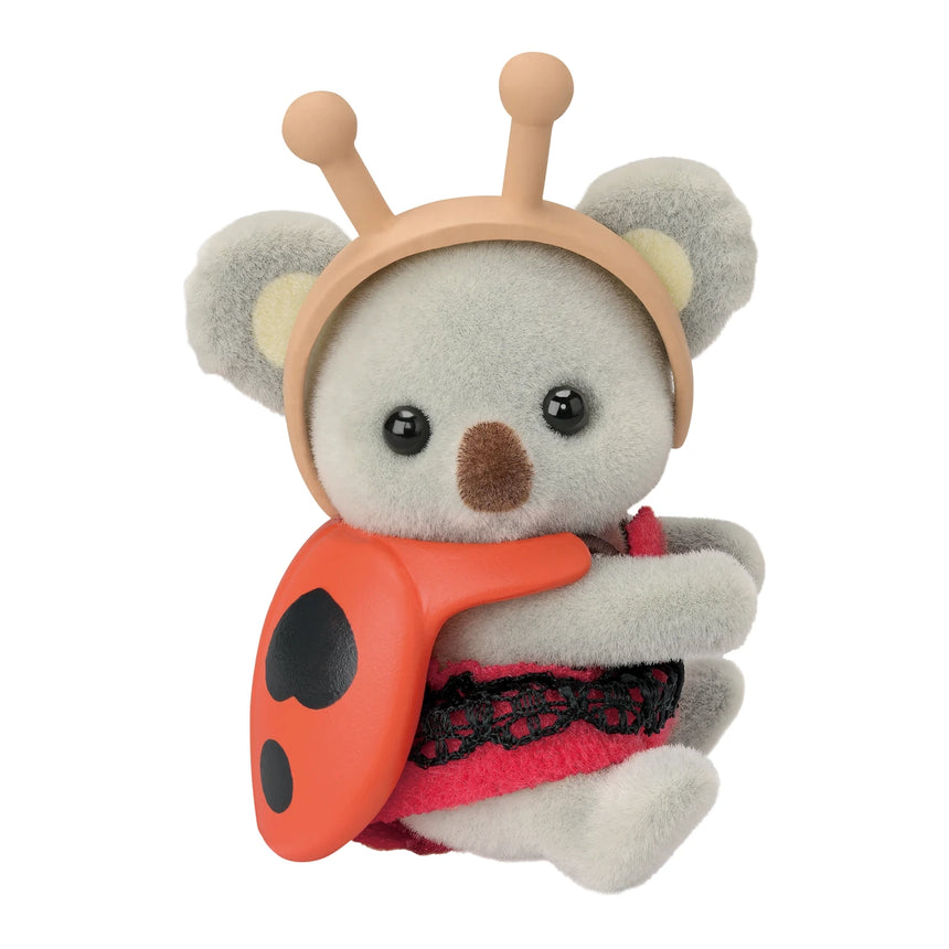 Sylvanian Families Baby Forest Costume Series koala baby with ladybird accessory set