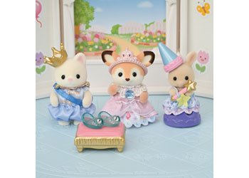 Sylvanian Families Nursery Princess Play Set glass slippers and magic wand