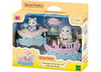 Sylvanian Families Amusement Park Ride the Waves boat and dolphin floats