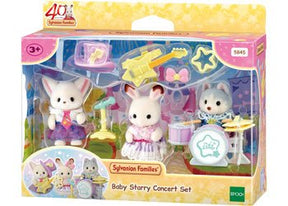 Sylvanian Families Baby Starry Concert Set baby figure with starry concert scene