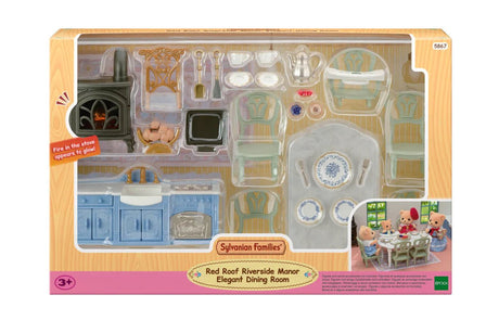 Sylvanian Families Elegant Dining Room furniture and decor set – view 6