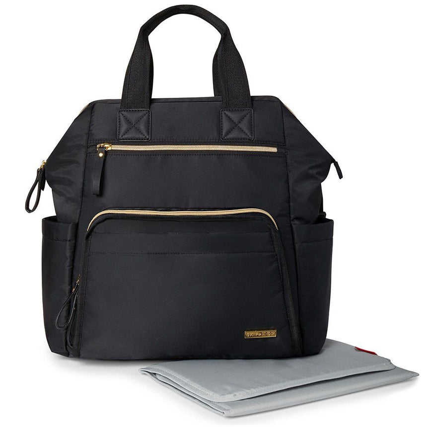 Skip Hop Main Frame Wide Open Nappy Backpack - Black