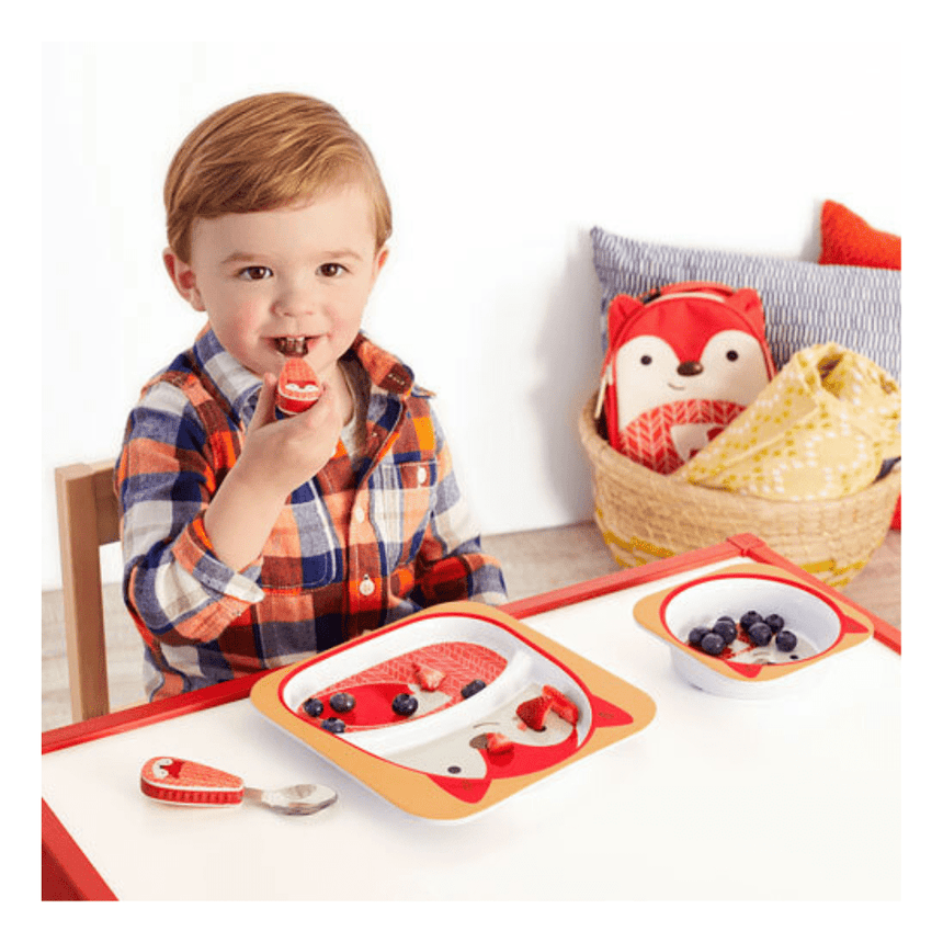 SKIP HOP Zootensils Fork & Spoon - Fox