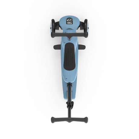 Scoot & Ride Highwaykick 1 Push & Go 2-in-1 kids scooter in Steel – view 7