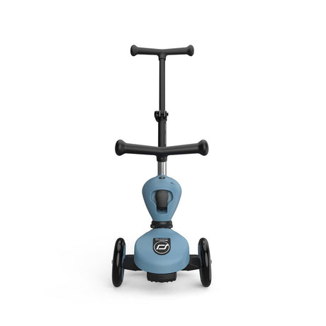 Scoot & Ride Highwaykick 1 Push & Go 2-in-1 kids scooter in Steel – view 2