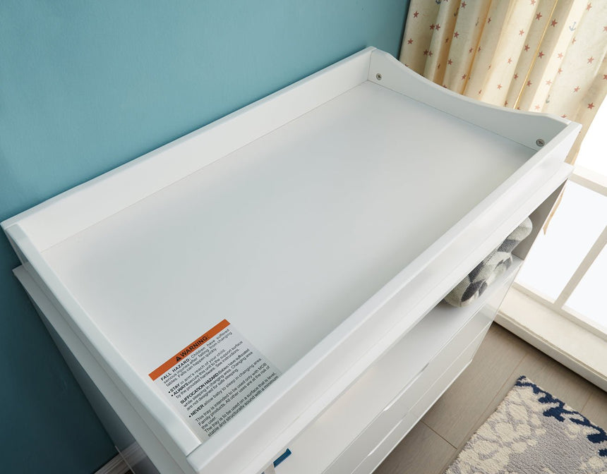 JOY BABY Aurora 2 Drawers Chest of Draw with Change Table - White