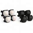 Scoot & Ride kids knee and elbow pad protective sets in Ash and Black
