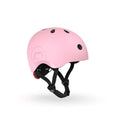 Scoot & Ride LED kids bike and scooter helmet in Rose - view 16