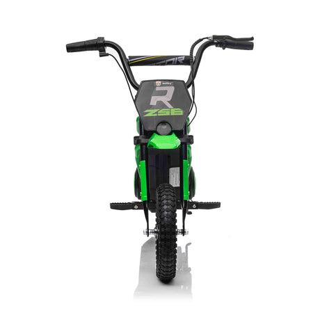 12 inch air wheel detail on All 4 Kids SX2328 kids electric dirt bike