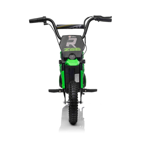 12 inch air wheel detail on All 4 Kids SX2328 kids electric dirt bike