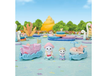 Sylvanian Families Ride the Waves dolphin float