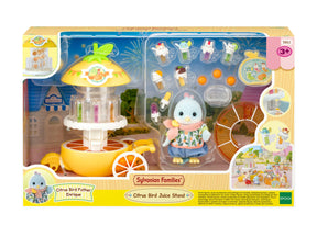 Sylvanian Families Citrus Bird Juice Stand fruit-shaped juice wagon playset